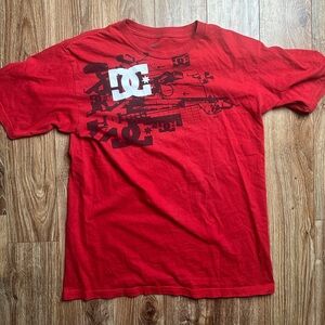 Dc red y2k shirt